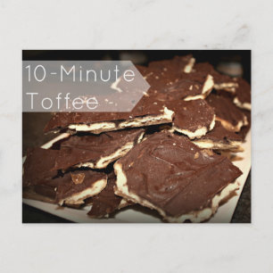Carte de recette de café de 10 minutes