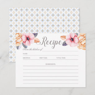 Carte de recette de Fête de l'mariée des fruits bo