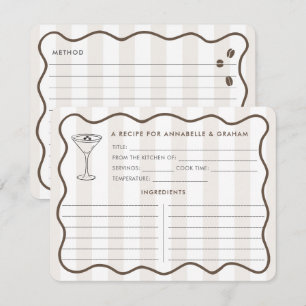 Carte de recette de Martini Espresso Love Is Brewi