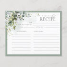 Carte de recette Dusty Blue Eucalyptus Botanical S