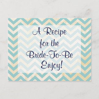 Carte de recette Fête des mariées