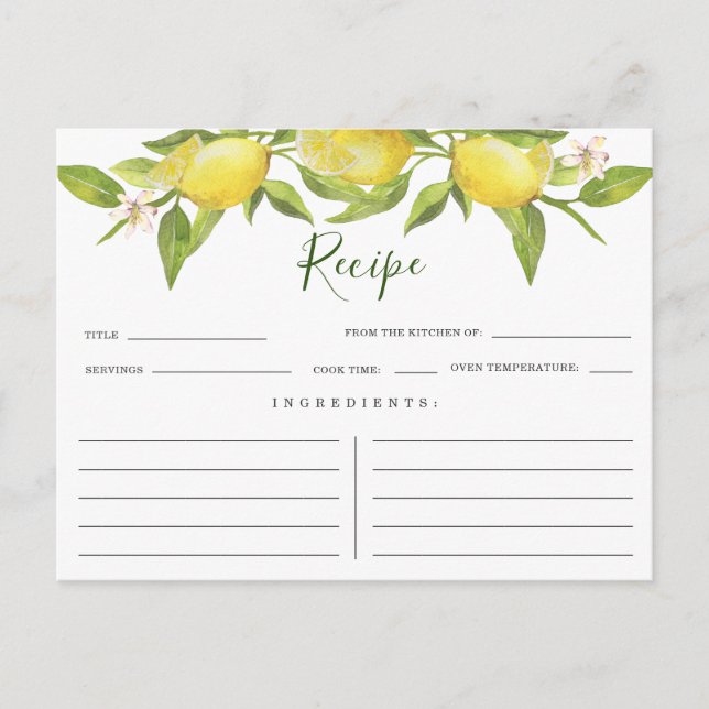 Carte de recette Fête des mariées de fleurs de cit (Devant)