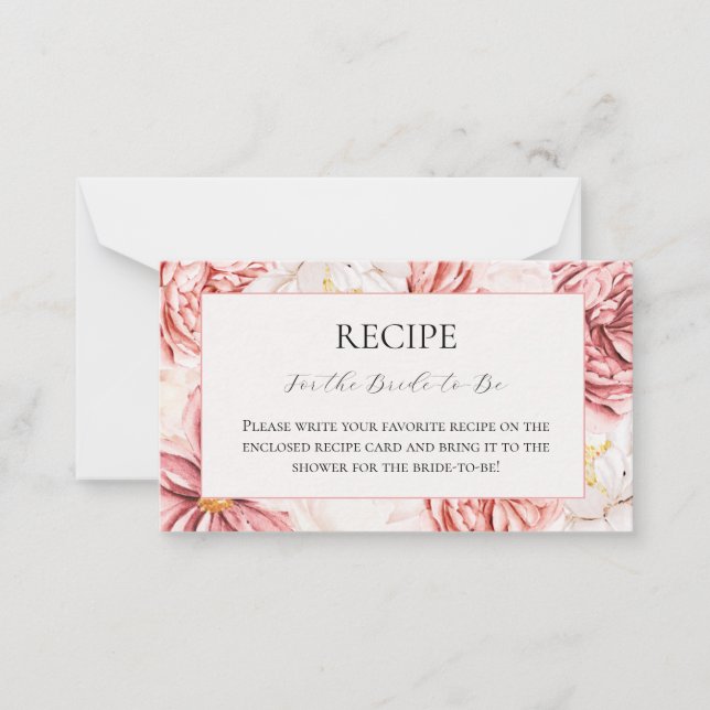 Carte de recette Fête des mariées de thé du jardin (Devant)