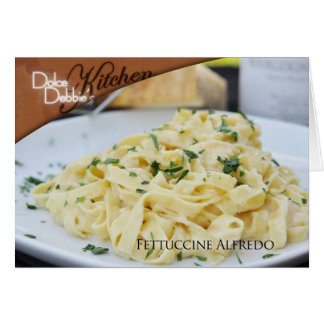 Carte de recette - Fettuccine Alfredo