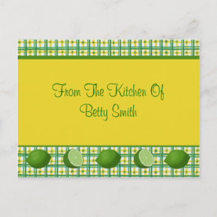 Carte de recette Limes