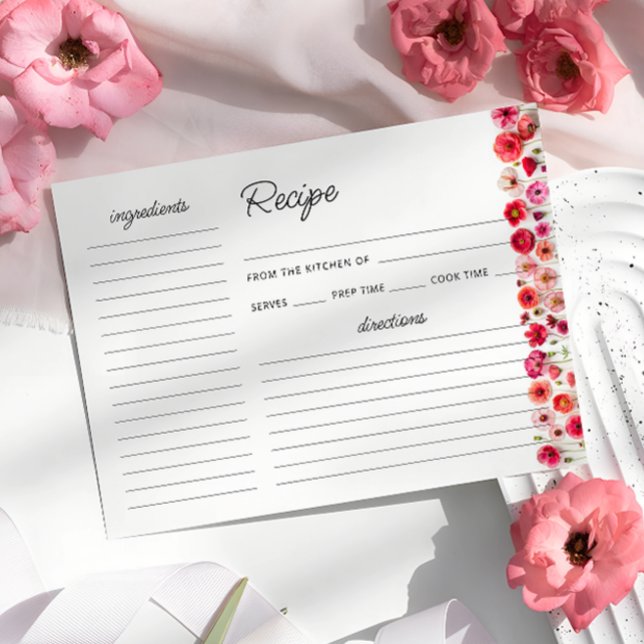 Carte de recette Love in Bloom Fête des mariées (Créateur téléchargé)