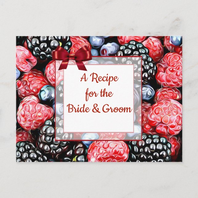 Carte de recette Mariage aux baies sucrées (Devant)