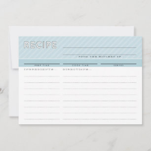 CARTE DE RECETTE MODERNE organisateur mignon minim