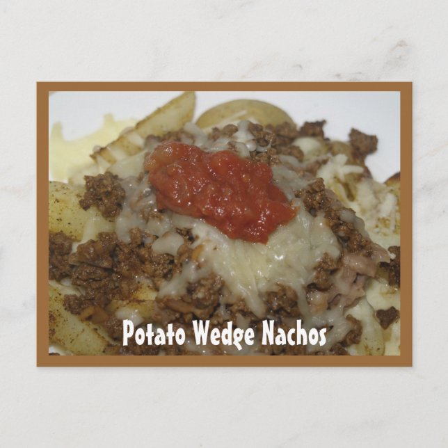 Carte de recette Nachos Potato Wedge (Devant)