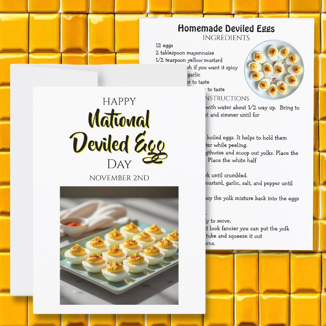 Carte de recette OEufs Devilés Maison (Créateur téléchargé)