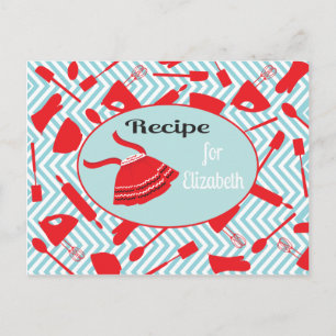 Carte de recette pour Elizabeth personnalisée