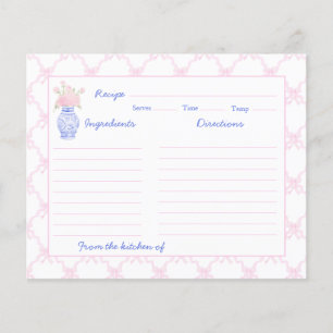 Carte de recette Preppy Grandmillennial Ginger Jar