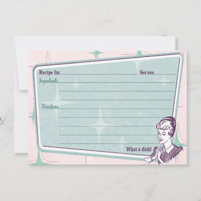 Carte de recette Retro Beehive Hairdo (Devant)
