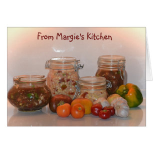 Carte de recette Veggie personnalisable