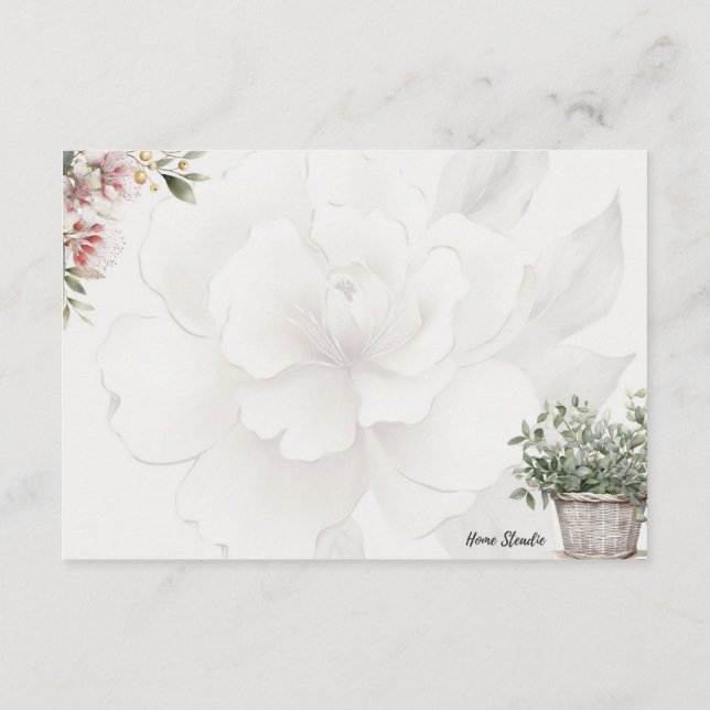 Carte de recette vide de base Serenity (Dos)