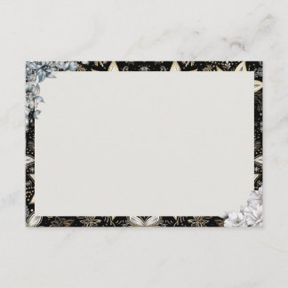 Carte de recette vierge Majesté de minuit