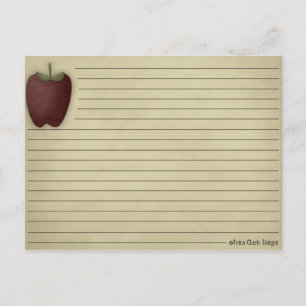 Carte de recettes Apple