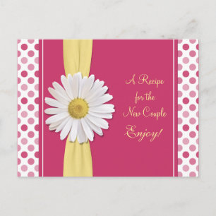 Carte de recettes Daisy & Pois pour le nouveau cou