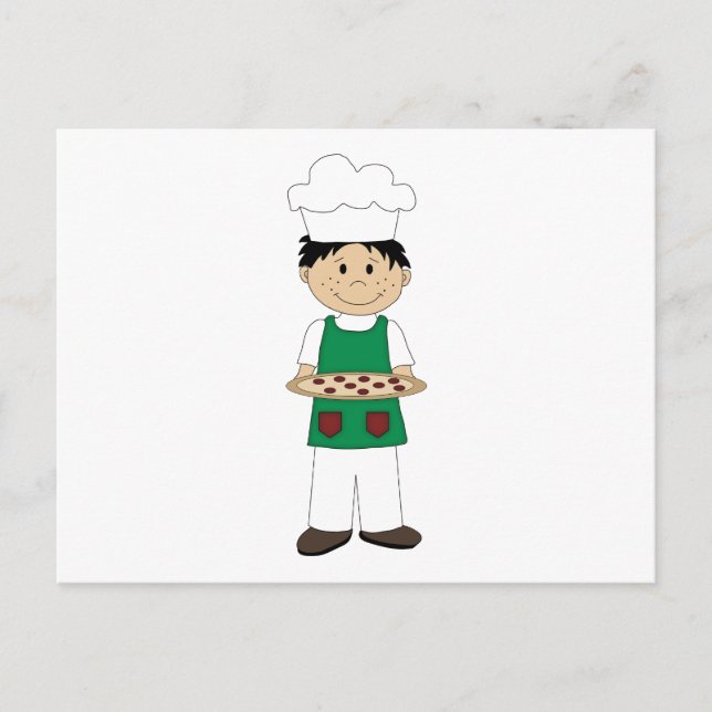 Carte de recettes de pizza (Devant)