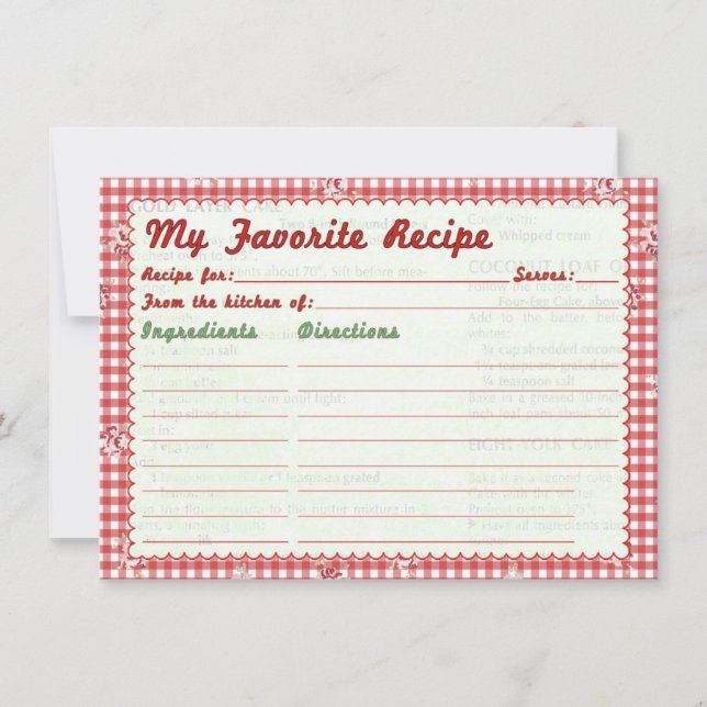 Carte de recettes Nifty 50's (Devant)