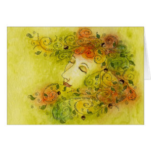 Carte de récolte de nymphe d'automne