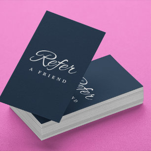 Carte de recommandation professionnelle minimalist