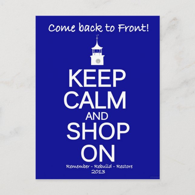 Carte de récupération d'incendie de Georgetown en  (Devant)