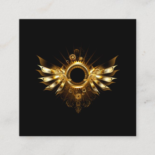 Carte De Réduction Ailes de Steampunk (Devant)