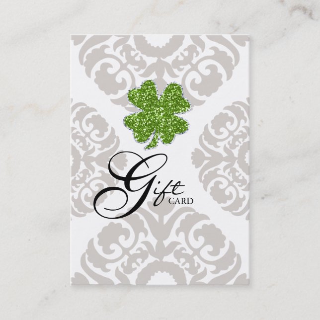 Carte De Réduction Certificat-prime de jour de Patricks de St Patty (Devant)