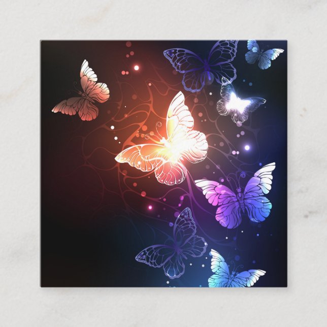Carte De Réduction Clowing Night Butterflies (Devant)