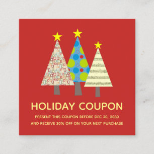 Carte de réduction Coupon de vacances