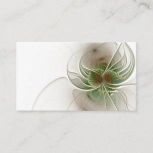 Carte De Réduction Fleurs imaginaires fractales douces et tendres
