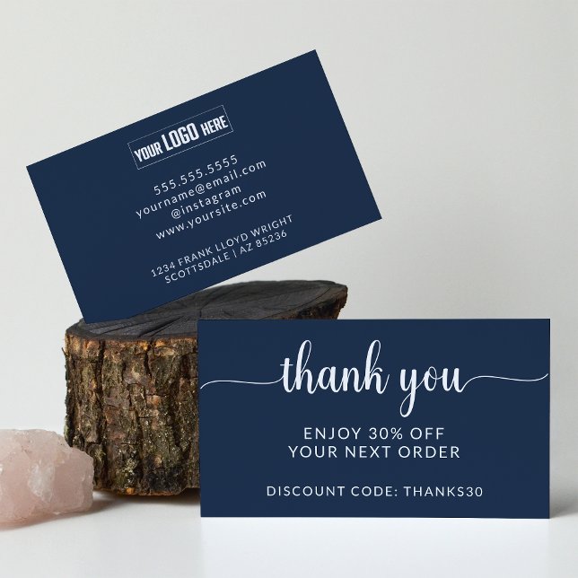 Carte De Réduction Logo d'entreprise Promotion de Merci de script mod (Créateur téléchargé)