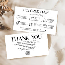Merci vintage Moderne De Cheveux Noir Et Blanc