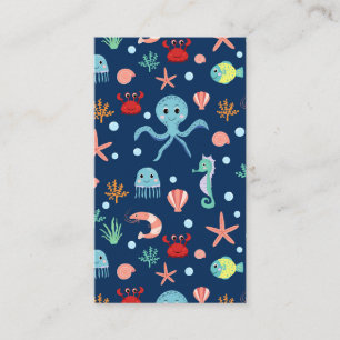 Carte De Réduction Monde marin