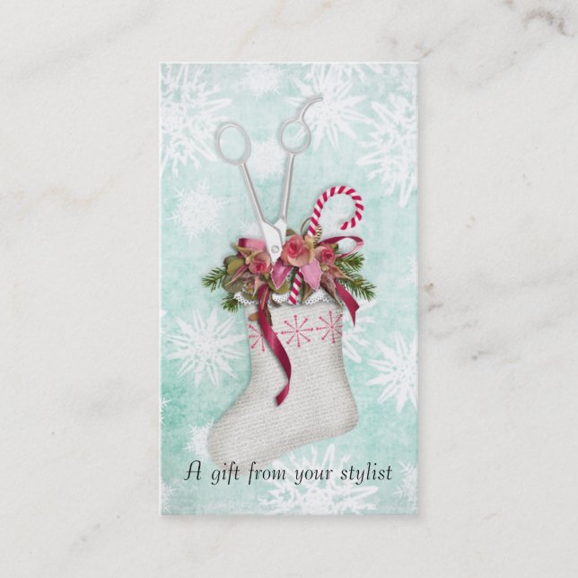 Carte De Réduction Noël de chèque-cadeau de bon de vacances de (Devant)