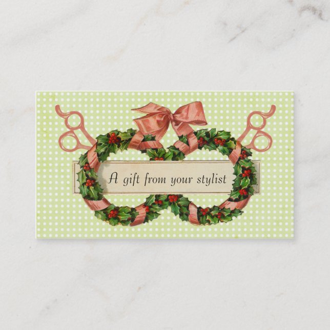 Carte De Réduction Noël de chèque-cadeau de bon de vacances de (Devant)