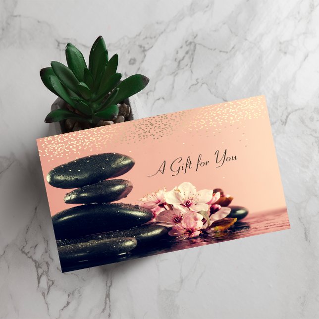 Carte De Réduction Pierres Zen, Spa, Massage (Créateur téléchargé)