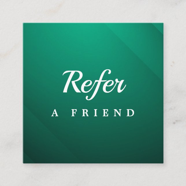 Carte De Réduction Professional Salon & Spa Referral Card | Editable  (Devant)