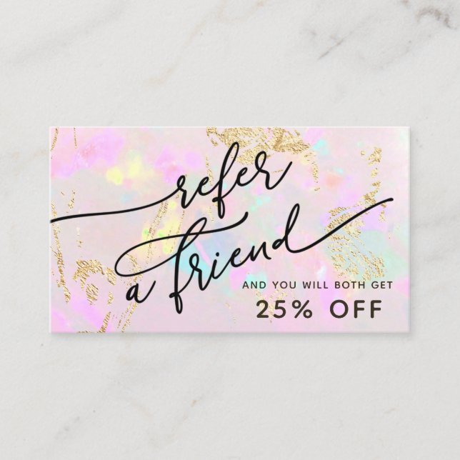 carte de référence de texture opale rose (Devant)