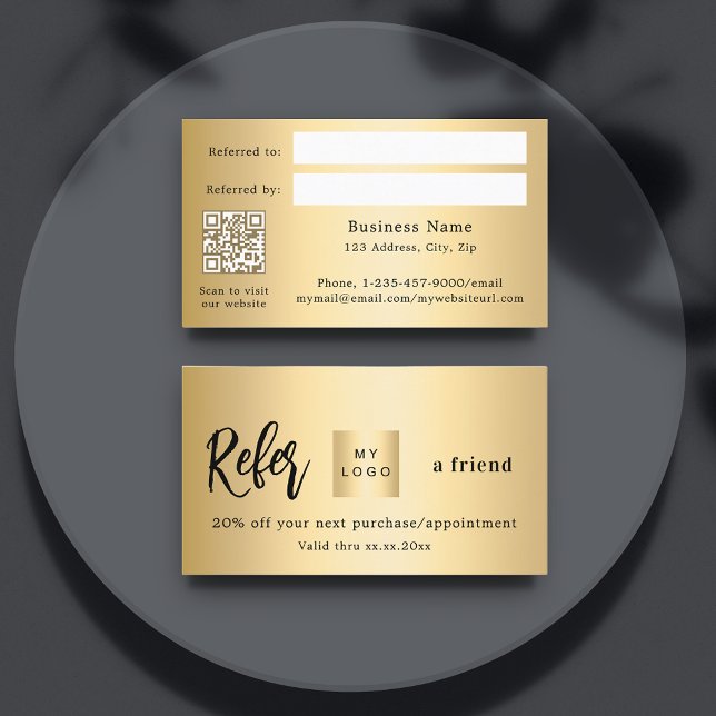 Carte de référence du logo d'entreprise de code qr (Créateur téléchargé)