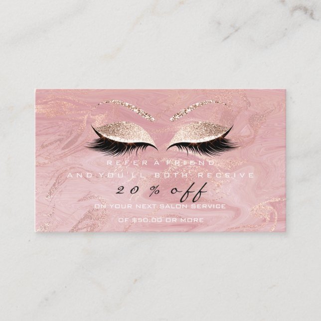 Carte de référence du salon Cartes de maquillage r (Devant)