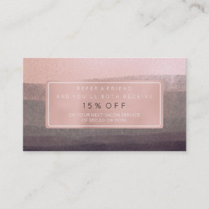 Carte de référence du salon Rose rose or gris noir