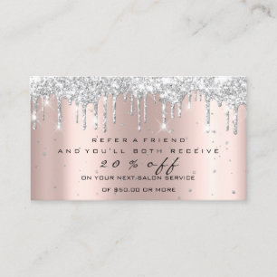 Carte de référence du salon Silver Maquillage Lash