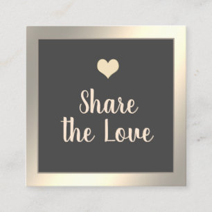 Carte de référence en or minimaliste simple et mod