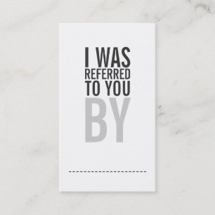 Carte de référence en typographie audacieuse promo