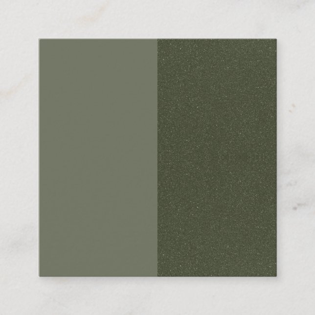 Carte de référence moderne Moss Green (conception  (Devant)