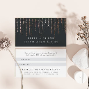 Carte de référence rose Gold Marquee