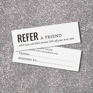 Carte de référence simple et élégante en noir et b