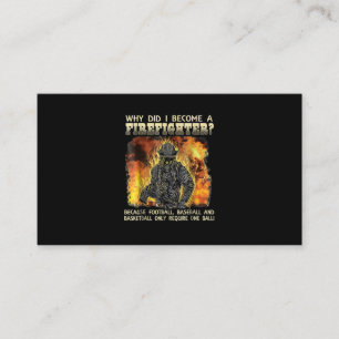 Carte De Référencement Cadeau pompier Pourquoi Est-Ce Que Je Suis Deven